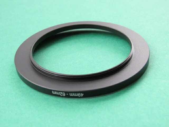 49mm-62mm 49-62 Stepping Step Up Male-Female Filter Ring Adapter 49mm-62mm - Image 2 of 2