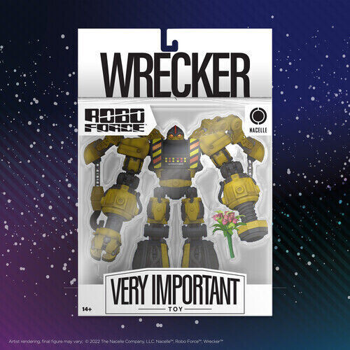 Robo Force Wave 1 Wrecker Action Figure Very Important Toy - Picture 2 of 5