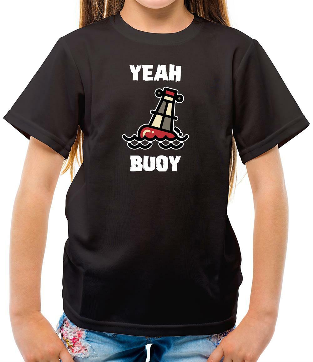Yeah Buoy Cartoon Kids T-Shirt Yeah Boi Boy Meme Chav Quote  Funny