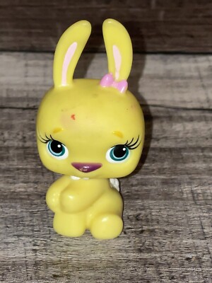 Bratz Lil Angelz Beach Party Petz Pets Bunny #790 YELLOW RABBIT BUNNY BOW