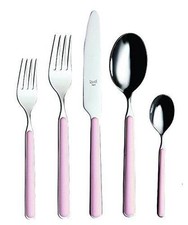 MEPRA FANTASIA SET POSATE 30 PEZZI 18/10 COLORE LILLA OFFERTA MADE IN ITALY
