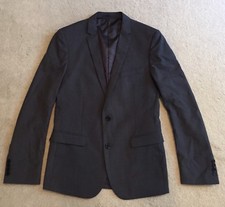 Men's Light Grey JACK LONDON Blazer/Suit Jacket EU48 GREAT Condition, RRP 190