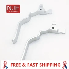 2 Pack Extended Magazine Release Lever For Ruger 1022 10/22 Aluminum Silver