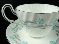 Foley Bone China England Prelude by Maureen Tanner Tea Cup and Saucer