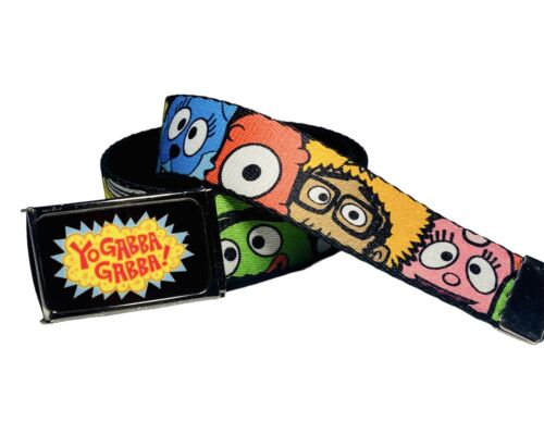 Yo Gabba Gabba Belt Adjustable Unisex Child Youth Cut To Size Hard To Find - Picture 1 of 11