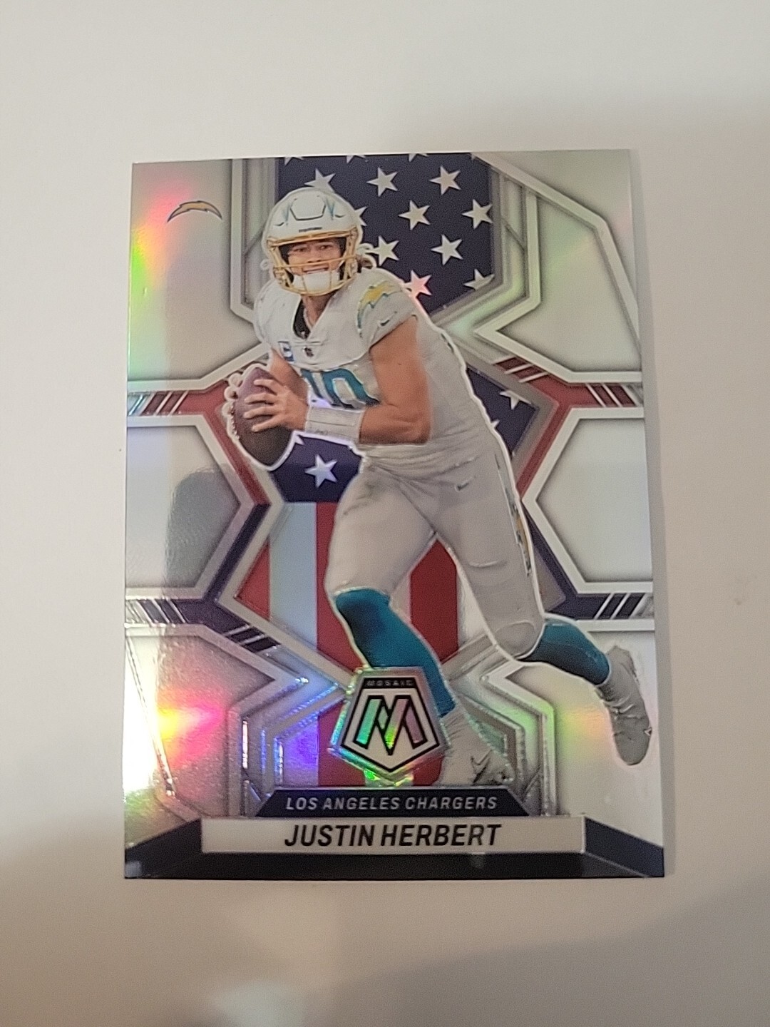 Panini Mosaic 2022 Justin herbert #254 Silver USA