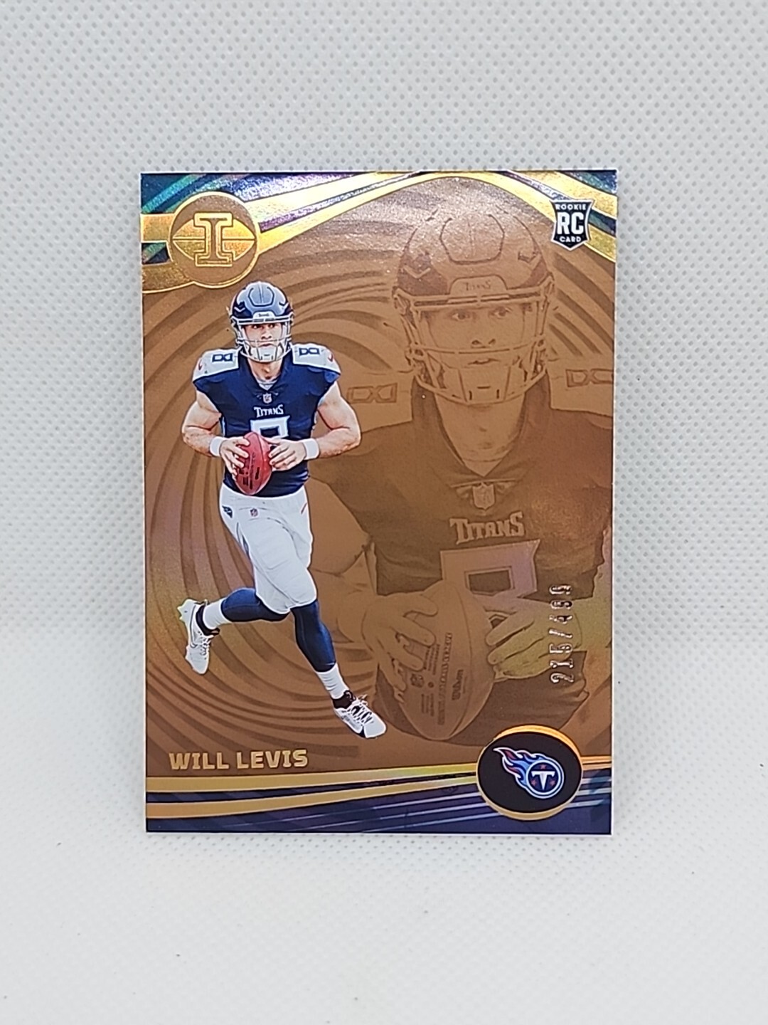 Will Levis 2023 Panini Illusions Rookie RC #95 Bronze Trophy Collection /499