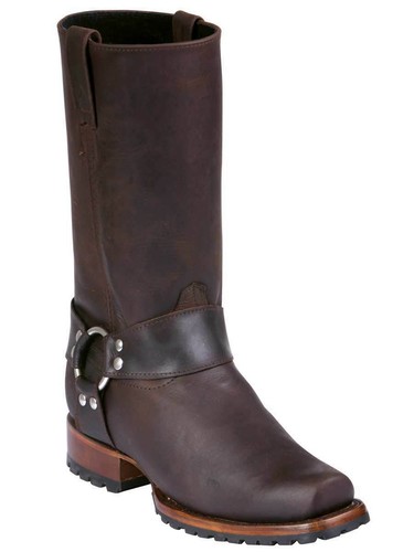 Bota Vaquera Biker El General Choco 40673 boots trompa de puerco wester  motorcyc | eBay