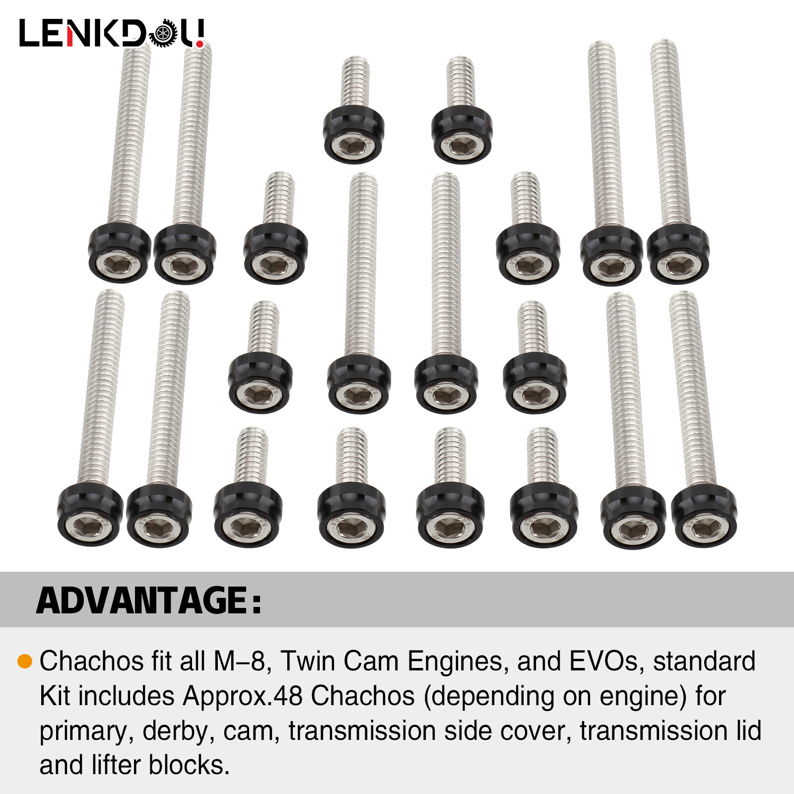 Engine Bolt Cover Kits For Harley Sportster Dyna Softail Touring Trike Twin Cam eBay