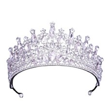 Crystal Prom Princess Tiara Crown For Women
