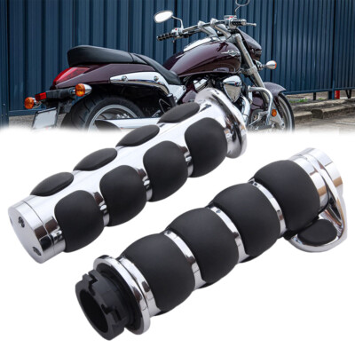 Motorcycle 1''  Handle Bar Hand Grips For Harley Touring Dyna Softail Sportster