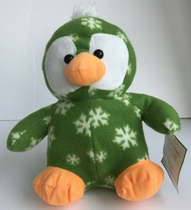 christmas penguin soft toy