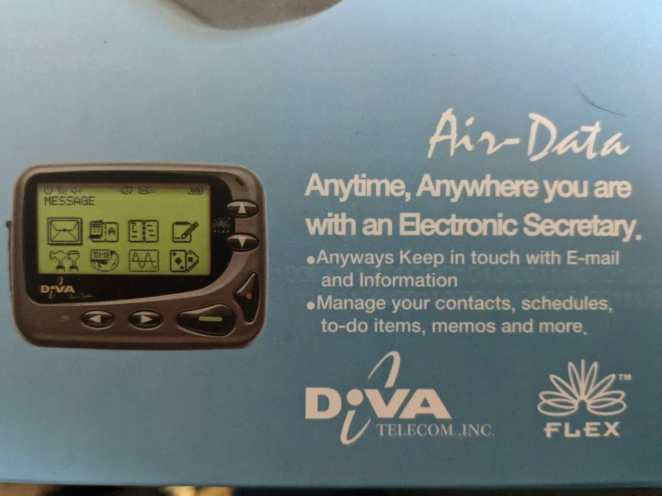 New Diva Telecom Air Data 8 Line Alphanumeric Pagers - Image 4 of 4
