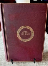 Milton’s Complete Poetical Works:John Milton,1899,Antique Book, Cambridge Ed