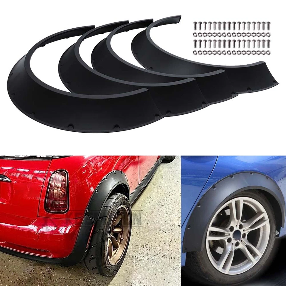 Arcos de rueda de carrocería extra ancha con llamaradas de guardabarros de 3,5" para Volkswagen Golf MK5 MK6 MK7 Foto 2 de 4