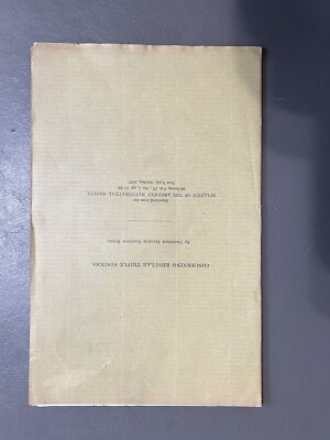 1901 Concerning Harnack's Theory of Improper Definite Integrals, Eliakim H Moore