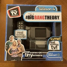 Big Bang Theory Tiny TV Classics Real Working TV And Remote Arcade Toys 