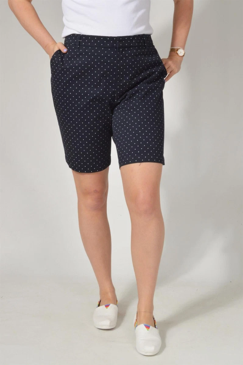 Short Femme Boohoo – Taille 28 Pouces – Blanc à Pois – Polyester – Neuf Avec étiquettes