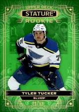 Tyler Tucker - 2022-23 Upper Deck Stature Green Rookie /66 Card #146