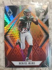 2020 Panini Phoenix New York Jets Fire Burst Fanatics #123 Denzel Mims Rookie
