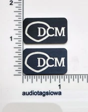 DCM Time Window  - Time Frame Speaker Badge Logo Custom Pair