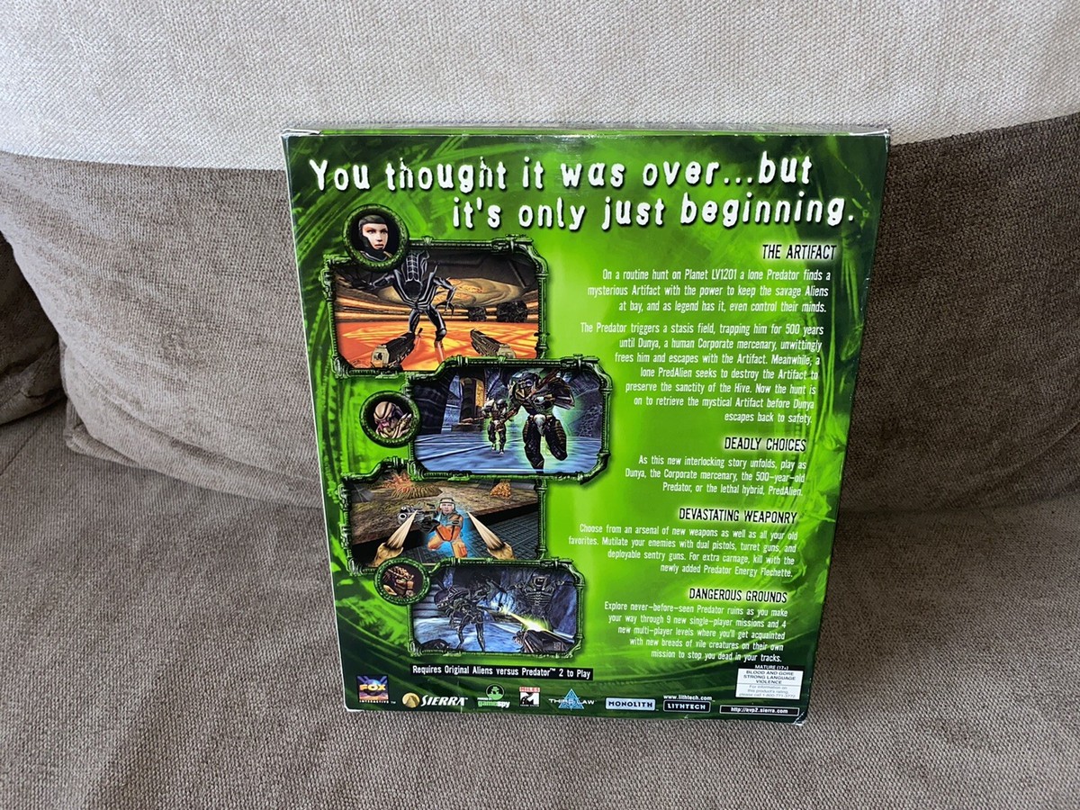 Aliens Versus Predator 2: Primal Hunt - Big Box Edition PC Aliens Versus Predator 2: Primal Hunt - Big Box Edition PC