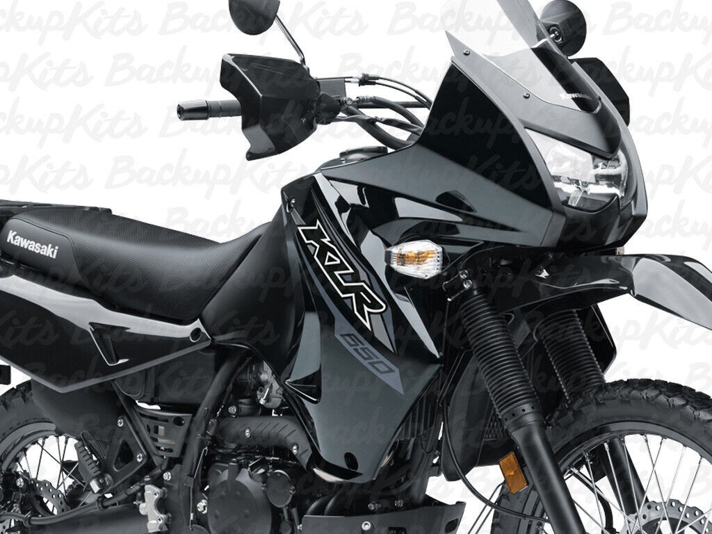 2018 Kawasaki KLR650 2018 Graphic Kit Black Decal Sticker Full Kit