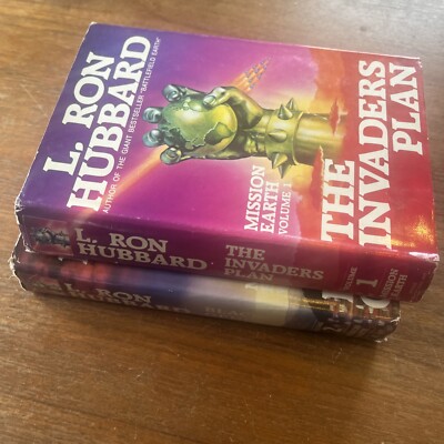 The Invaders Plan Volume-1  &2 Of The Mission Earth Black Genesis L. Ron Hubbard