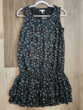 Promod size 8 Y2K Dress Blue floral