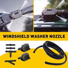 Universal Car Windscreen Front Window Washer Wiper Sprayer Nozzle Spray Jet Kit