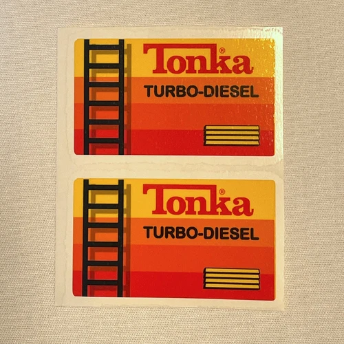 Custom Replacement Cab Decals Stickers for Mighty Loader Grader Tonka Truck