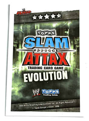 2009 WWE Topps Slam Attax Evolution TCG #009 BATISTA Champion Raw