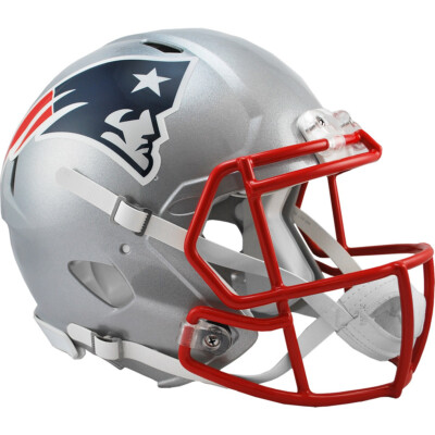 NFL New England Patriots Football Authentic Full Size Speed Helm Footballhelm