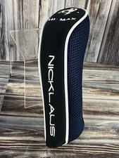 Nicklaus Hi Max 3 Headcover Golf Club Head Cover Blue Black - Excellent