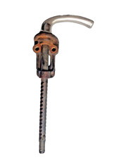 1948 1949 1950 Hudson Emergency Parking Brake Handle Shaft W Mounting Bracket 1948 1949 1950 Hudson Emergency Parking Brake Handle Shaft W Mounting Bracket