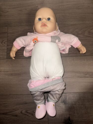 Zapf Creation Baby Annabell Active Puppe 43 cm mit Sound und Zubehör rosa - Bild 12 von 12