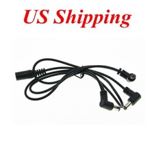 3-Way Effects Daisy Chain Guitar Effect Pedal Power Supply Splitter Cable