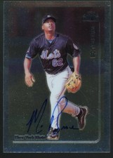 1999 Topps Chrome MO BRUCE Signed Card autograph AUTO METS