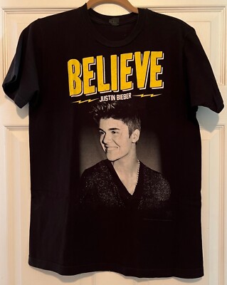 Justin Bieber - Believe Live 2013 Tour RARE t-shirt | eBay