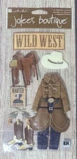 Jolee's Boutique Cowboy Wild West Sticker Collage Scrapbooking Crafts New