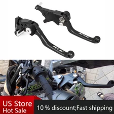 Pivot Brake Clutch Levers For KAWASAKI KLX 230/R KLX 250/S/SF KLX150L KLX Logo