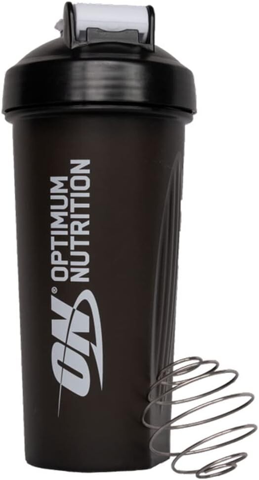 Optimum Nutrition ON Shaker with Stainless Steel Mixing Ball BPA DEHP-free  600ml
