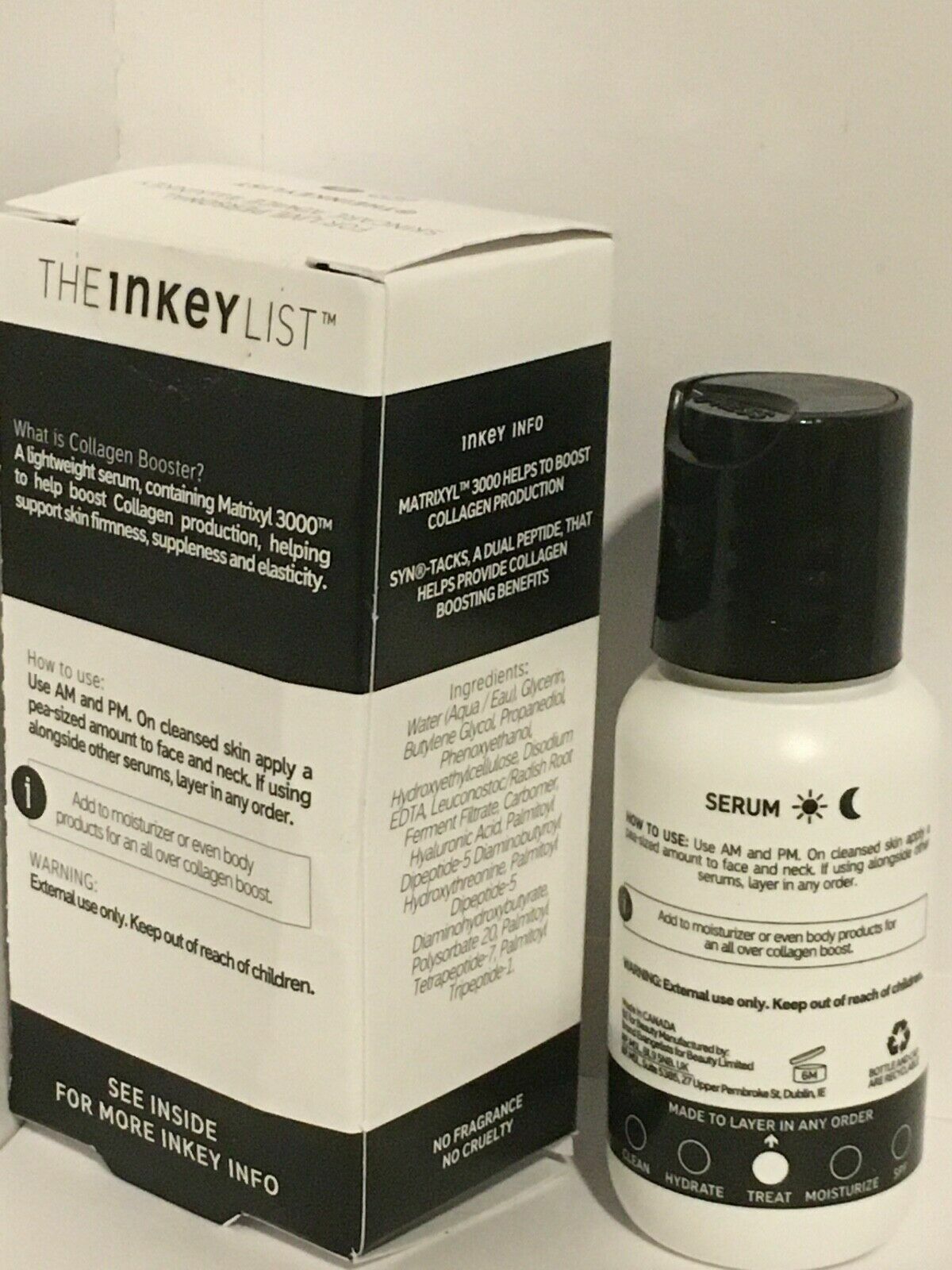 The Inkey List Collagen Booster 1oz / 30 ml FACE SERUM NIB