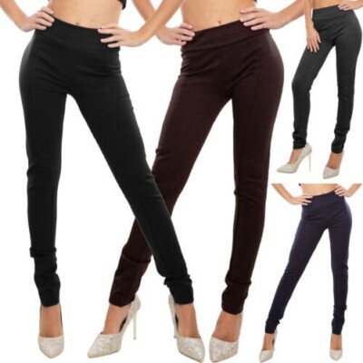 Hose Frau Elegant Zigarette Klassiker Winter Basic TooCool VI-1618