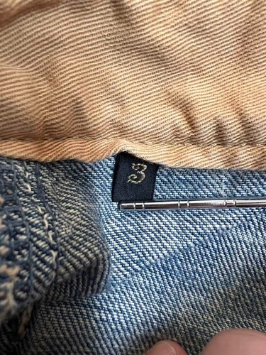 Kapital KIRO HIRATA Size 3 Straight Denim Jeans Pants Blue From JAPAN◎ - Picture 18 of 19