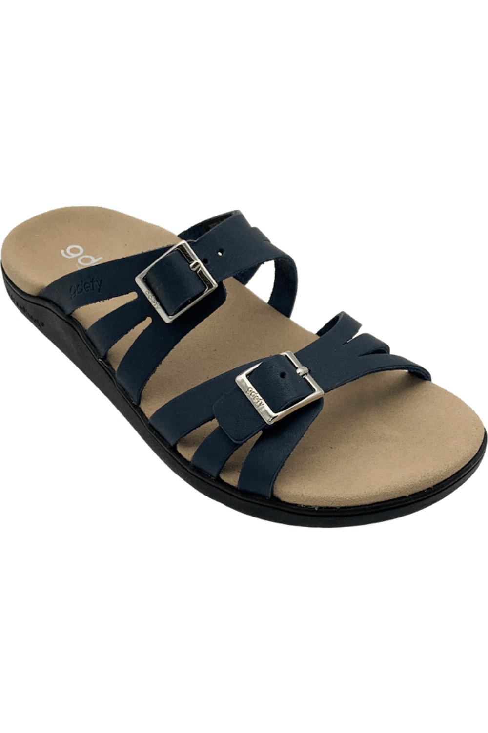 GDEFY VersoShock Ортопедические кожаные сандалии Ortal Navy