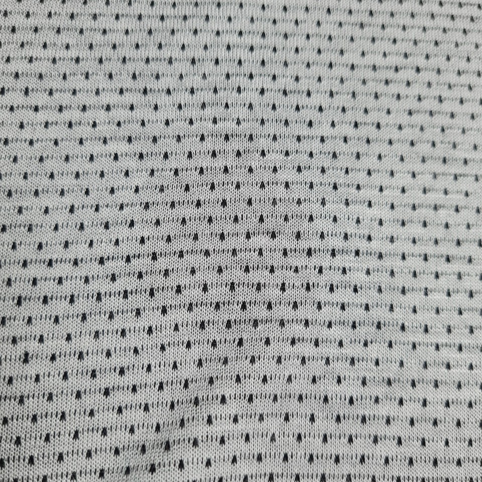 Thin Viscose Knit Jersey Fabric Black Mini Spotted Grey And White 2Way