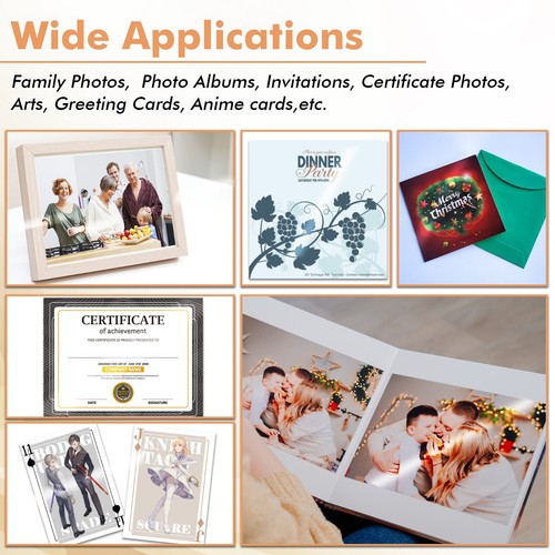 Koala Premium Glossy Photo Paper 4 X 6 100 Sheets 54lb Inkjet Printer HP Canon - 第 13/13 張圖片