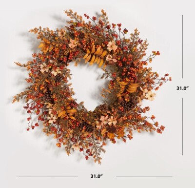 Safavieh FAUX 31'' BERRY& COREOPSIS WRTH, Reduced Price 2172751500 FXP1050A