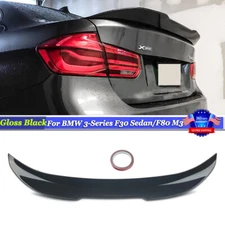 For BMW F30 320i 325i 328i 330i 335i F80 M3 Sedan Boot Spoiler Wing PSM Style